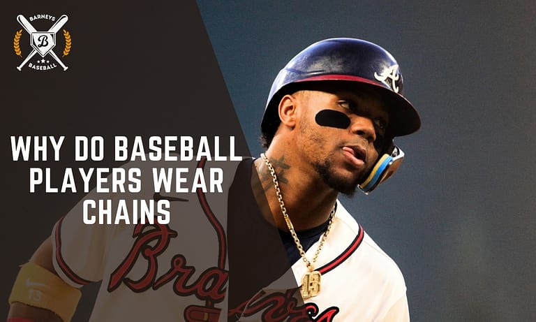 Why do baseball players wear chains