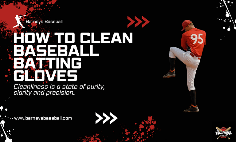 how to clean baseball batting gloves